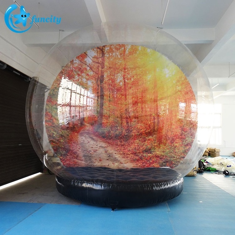 Giant Inflatable Snowball Custom Inflatable Christmas Snow Globe high quality inflatable Christmas photo snow globes for sale