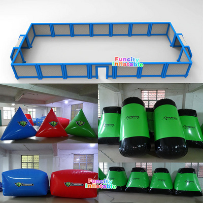 Outdoor Size 30x20m Giant Inflatable Paintball Bunker Arena used for Paintball Bunker Game