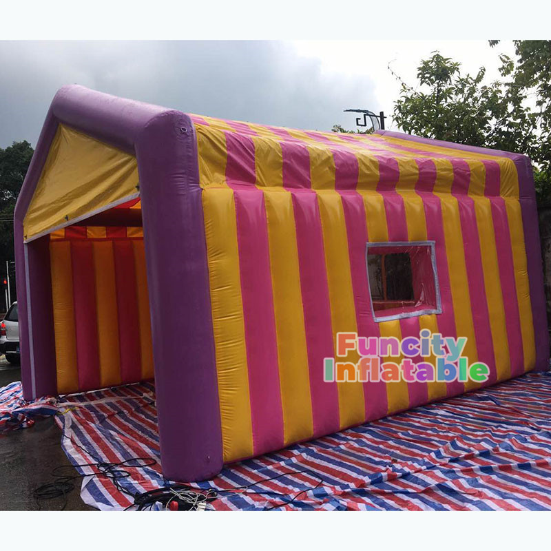 Movable Custom Size Snack Booth Tent Carnival Treat Shop Food Drink Inflatable Concession Stand Tent