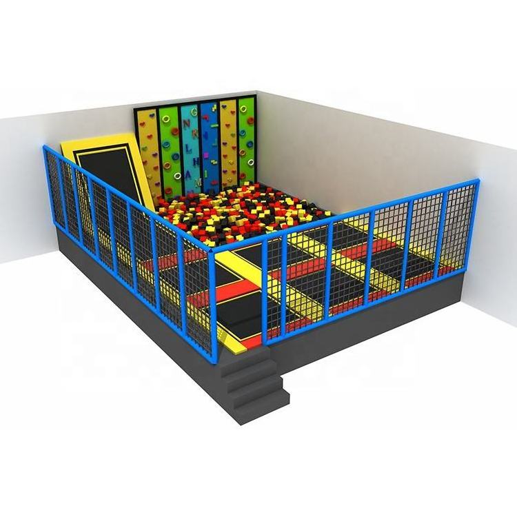 Best Gym fitness soft Family Play Center Jumping Bed Foam Pit Sport Game soft play Trampoline Park Equipment For Adult and Kids