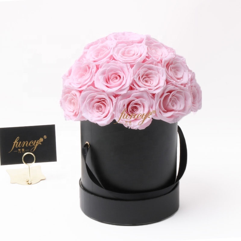 Preserved Eternal Rose Arrangement in Gift Box Forever Immortal Rosas Preservadas