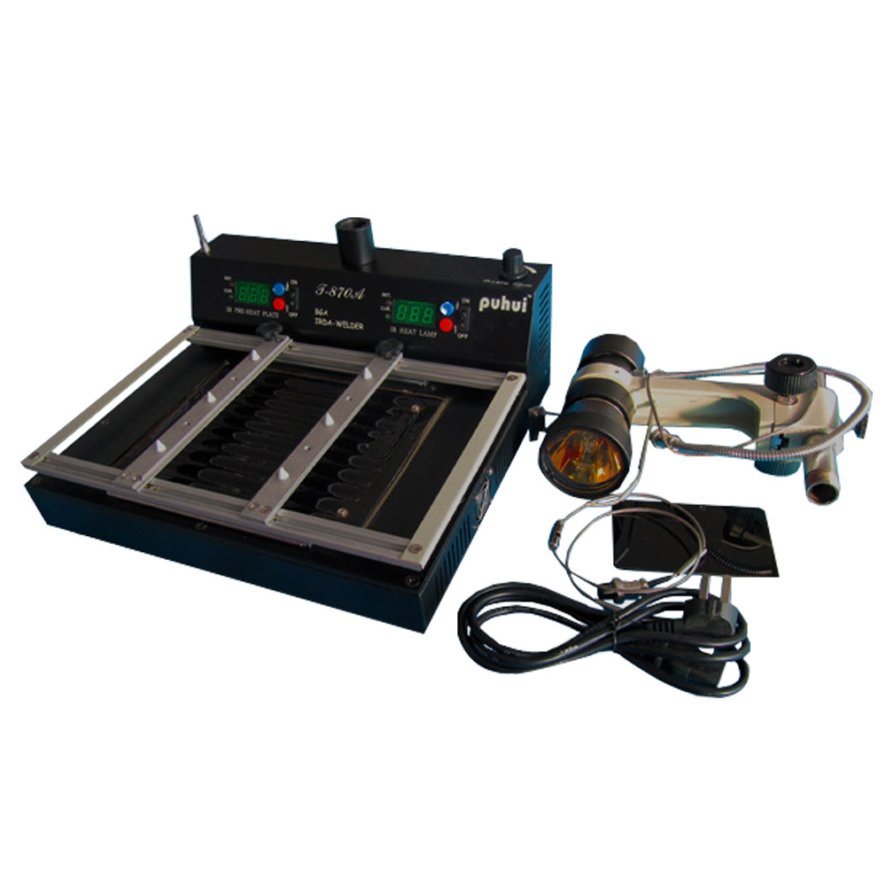 Bulb Welder-Lamp Welder T870A Reflow soldering Oven Heating Ir-Rework-Station BGA IRDA Authorized Original  Infrared