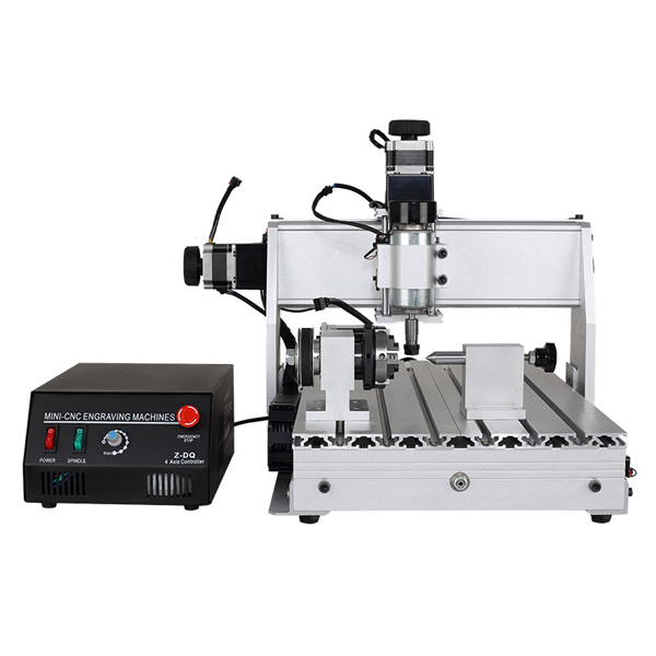 China Hot sales cnc machines 3040 4 Axis cutting CNC metal milling router engraving machine 500w water cooled spindle