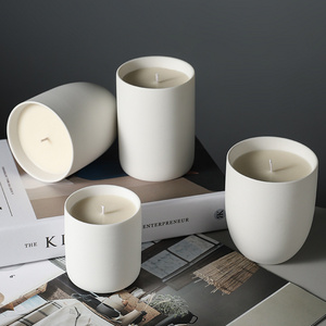 Hot selling high-quality frosted ceramic creative scented candles