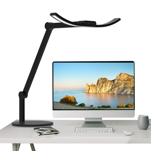 Newest Metal Dimmable LED Table Lamp for Home Office Adjustable Height Long Arm Foldable Clip-on Desk Lamp Light with Base