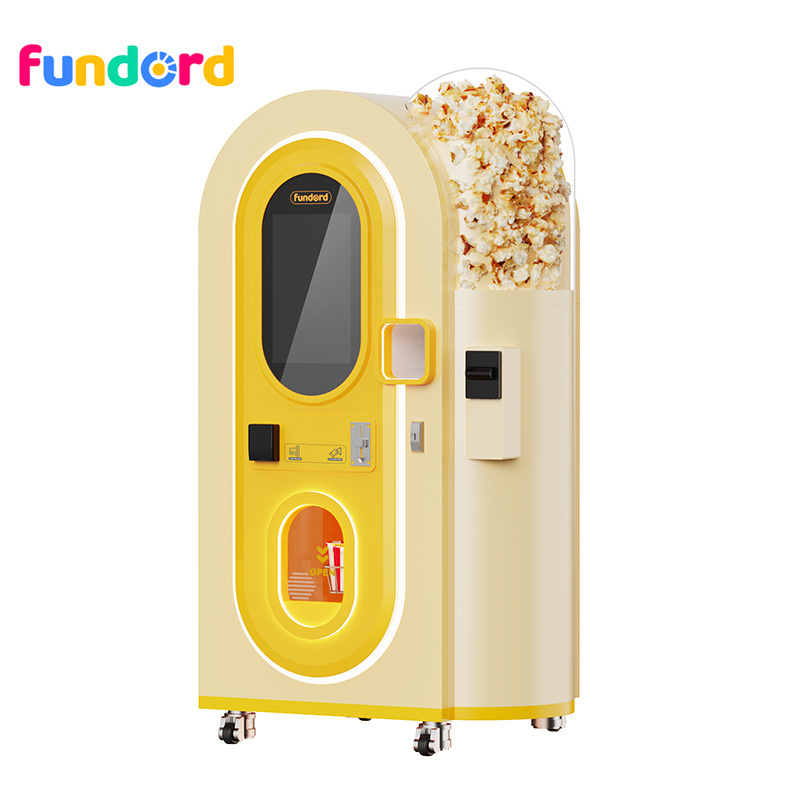 Fundord Pop n Go Digital Corn Popcorn Vending Machine Kids Intelligent Sweet Popcorn Maker Automatic Popcorn Vending Machine