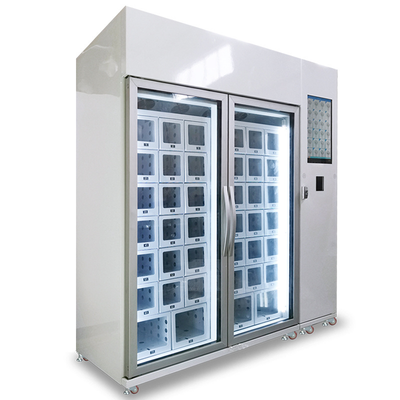 Fundord Smart Cooling locker flower vending machine for sale adjustable temperature vending with touch screen