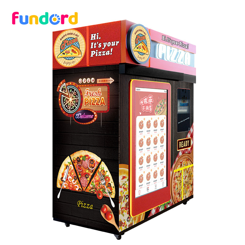 Fundord new fully automatic vending machine for pizza