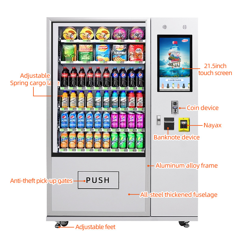 Snacks soda Vending Machine For Chip And Drinks