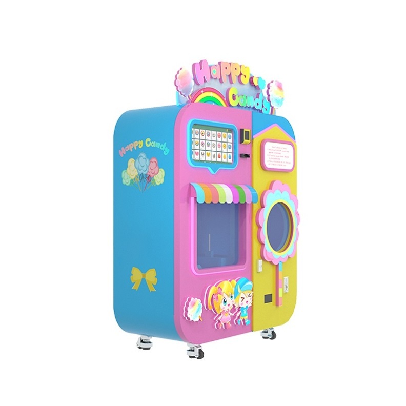 Multi-marketing Outdoor Work 24 Fancy Full Automatic Cotton Candy Machine For Shopping Malls And Amusement Parks