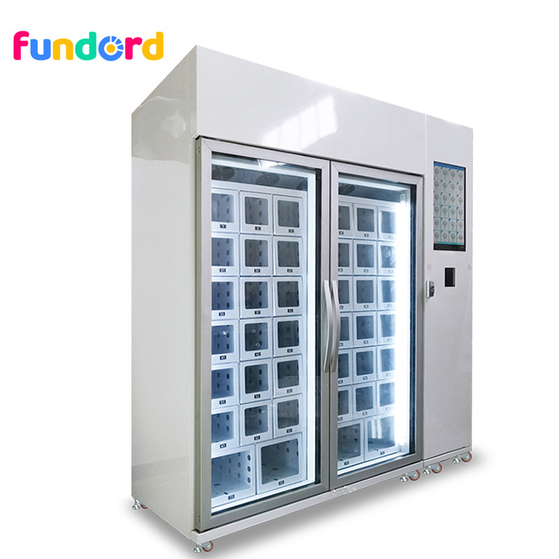 Fundord Smart Cooling locker flower vending machine for sale adjustable temperature vending with touch screen