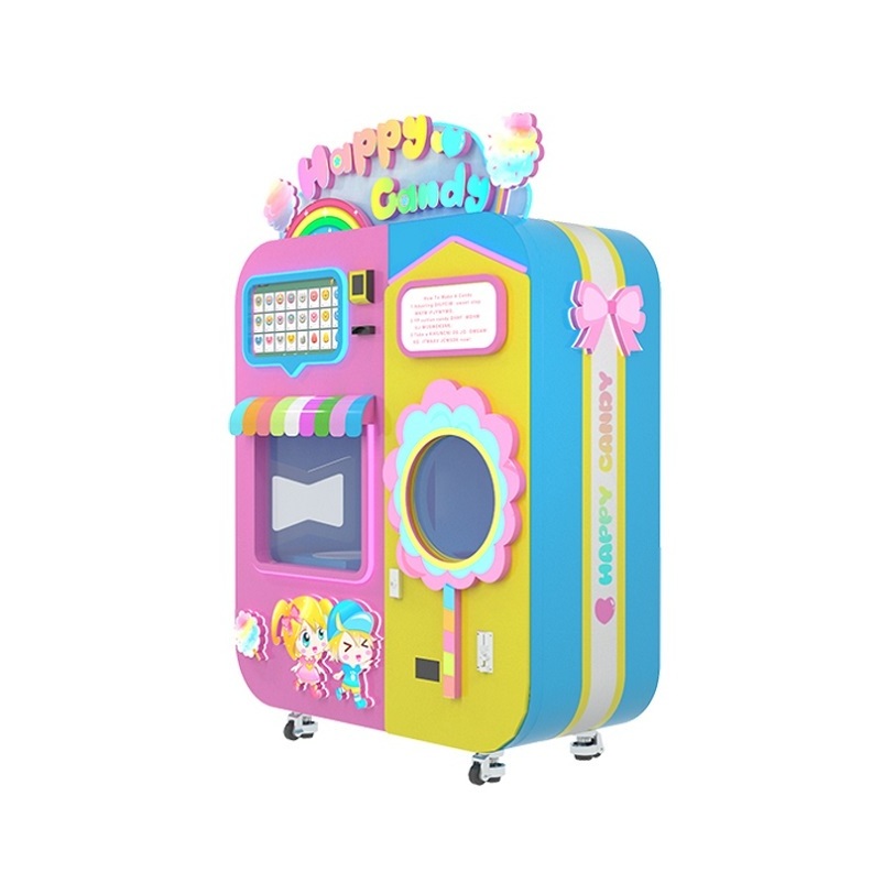 Multi-marketing Outdoor Work 24 Fancy Full Automatic Cotton Candy Machine For Shopping Malls And Amusement Parks