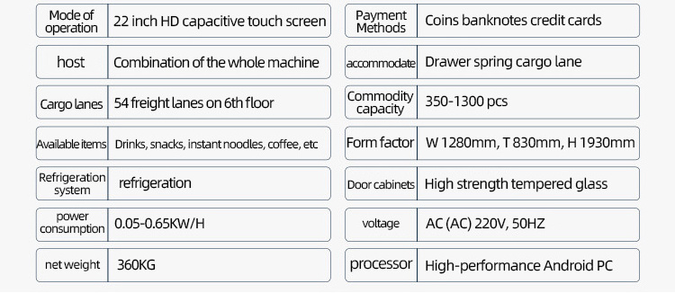 FUNDORD food instant noodle ramen vending machine with hot water