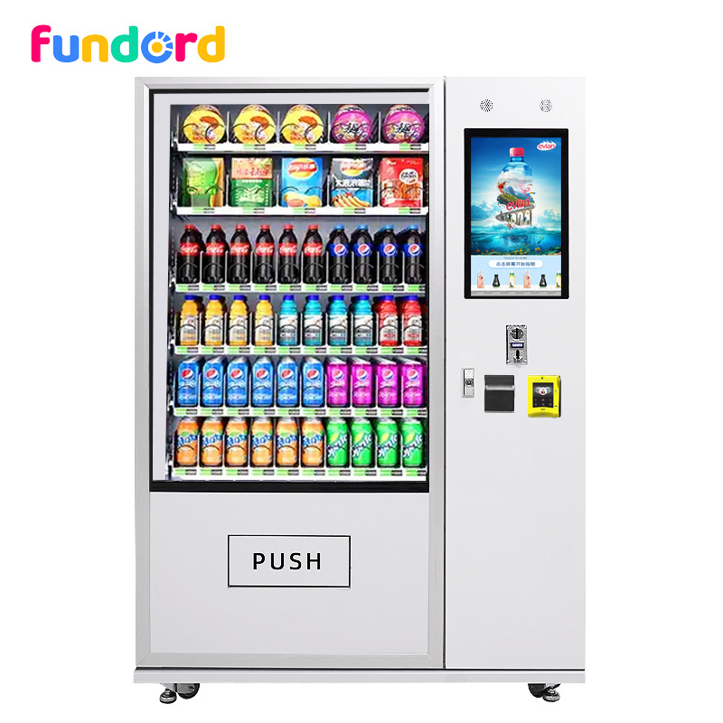 Fundord Auto Snack Bottled Beer Cold Drink Water Vending Machine Factory Drink Vending Machine