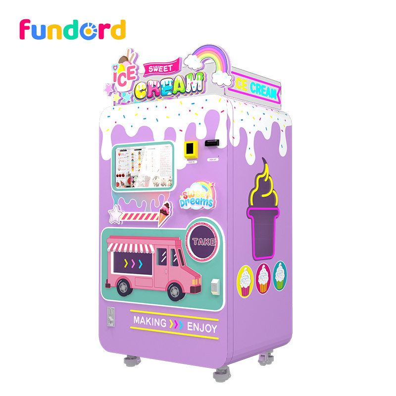 Fundord 2024 ice cream protein shakes vending machine