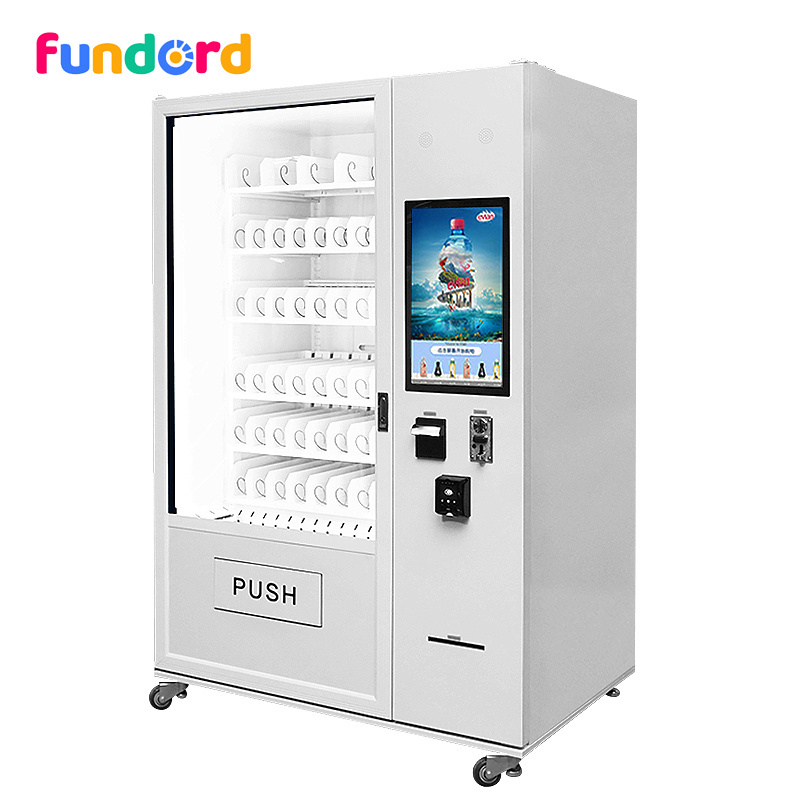 FUNDORD touch screen snack vending machine for foods and drinks