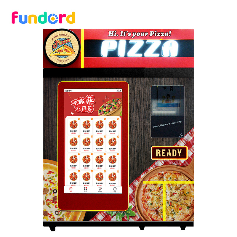 Fundord new fully automatic vending machine for pizza