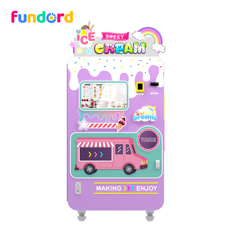 Fundord 2024 ice cream protein shakes vending machine