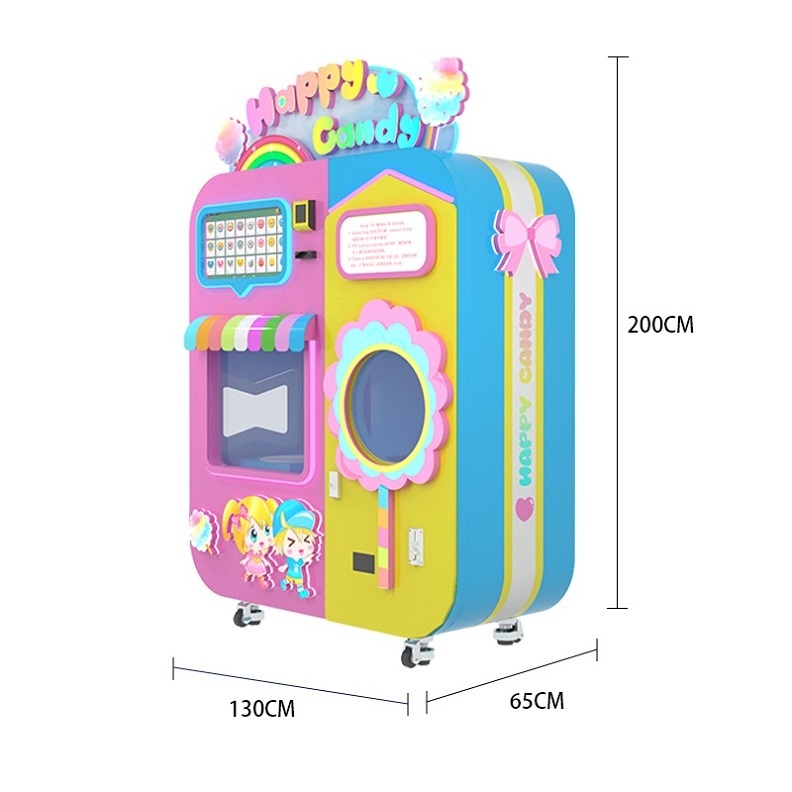 Multi-marketing Outdoor Work 24 Fancy Full Automatic Cotton Candy Machine For Shopping Malls And Amusement Parks