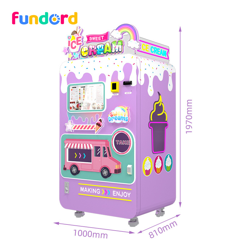 Fundord 2024 ice cream protein shakes vending machine