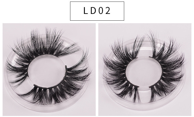 Hot selling 25mm 3D Mink eyelashes real eyelashes dramatic mink lashes for eye