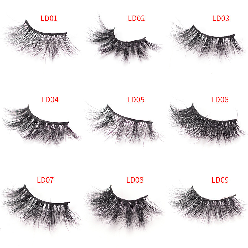 Hot selling 25mm 3D Mink eyelashes real eyelashes dramatic mink lashes for eye