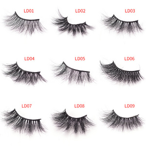 Hot selling 25mm 3D Mink eyelashes real eyelashes dramatic mink lashes for eye