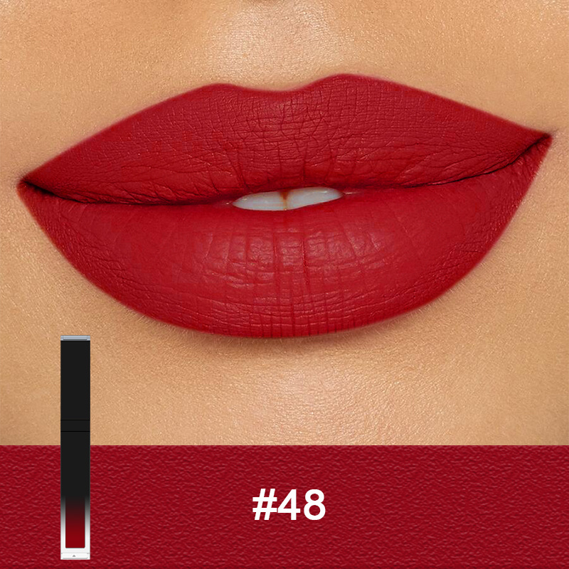 Private Label Oem Custom Logo 49 Colors Liquid Lipstick High Pigment Cosmetics Waterproof Organic Wholesale Matte Lipstick