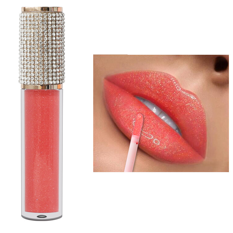 Chinese Makeup shiny Brands Personalised Fit Colors Liquid  Mood Changing 2 in 1 Lipstick  And Lipgloss With My Logo