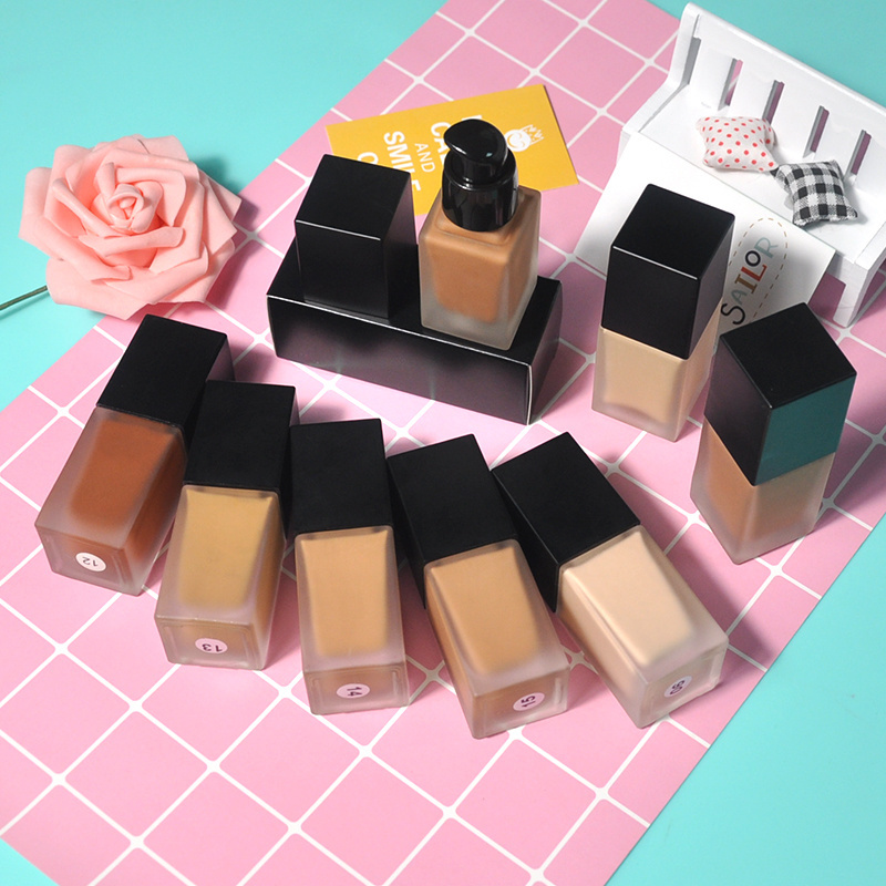 New Arrival Waterproof Makeup Foundation Private Label Fit Me Foundation Full Coverage Liquid Foundation