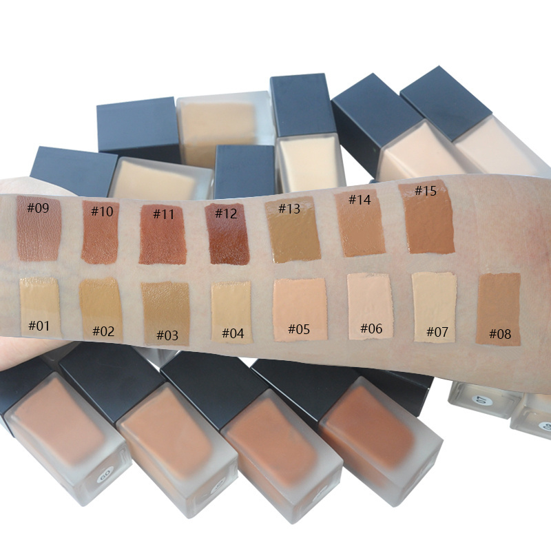 New Arrival Waterproof Makeup Foundation Private Label Fit Me Foundation Full Coverage Liquid Foundation