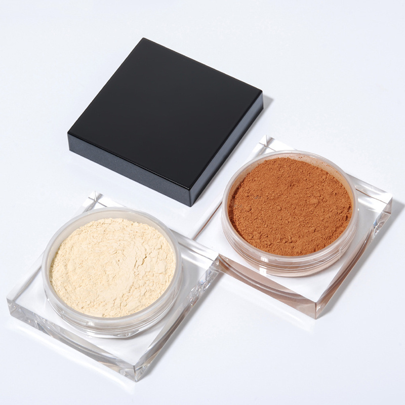 Private Label White Loose Shimmer Powder Makeup Pigment Brighter Setting Loose Powder Waterproof