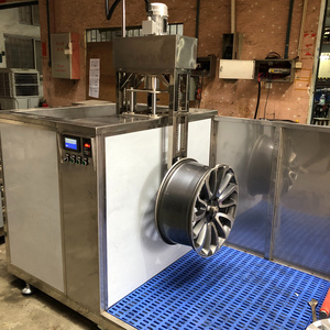 Wheel Rim washer ultrasonic cleaner large-capacity  industrial ultrasonic cleaning system with power lift