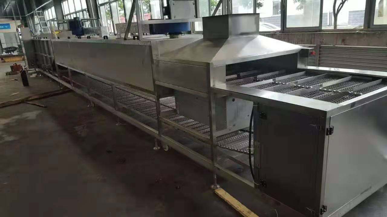 Conveyor line ultrasonic cleaning Automatic conveyor belt ultrasonic washing machine