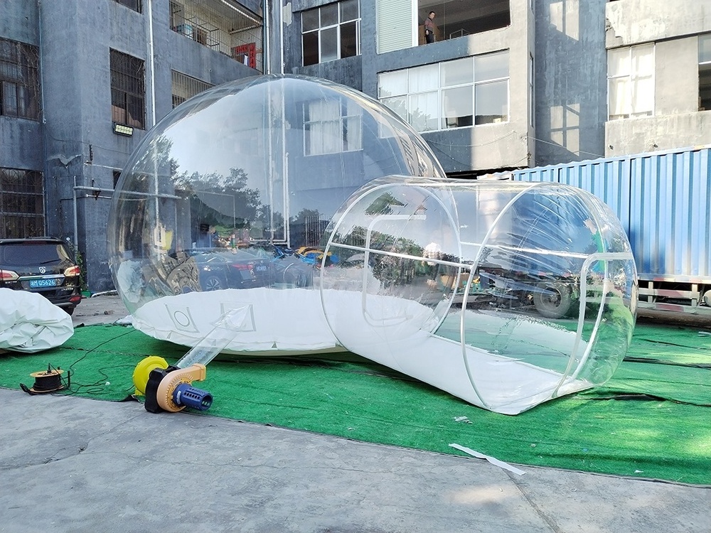 Transparent display ball Christmas transparent bubble ball inflatable snowball outdoor display tent advertising display ball