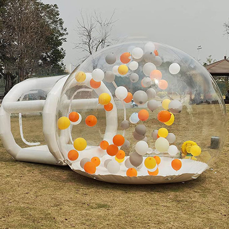 Advertising Clear Dome Bubble Tent House Outdoor Transparent pvc Inflatable Tent with Blower