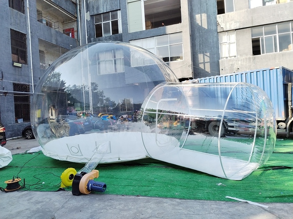 Transparent display ball Christmas transparent bubble ball inflatable snowball outdoor display tent advertising display ball