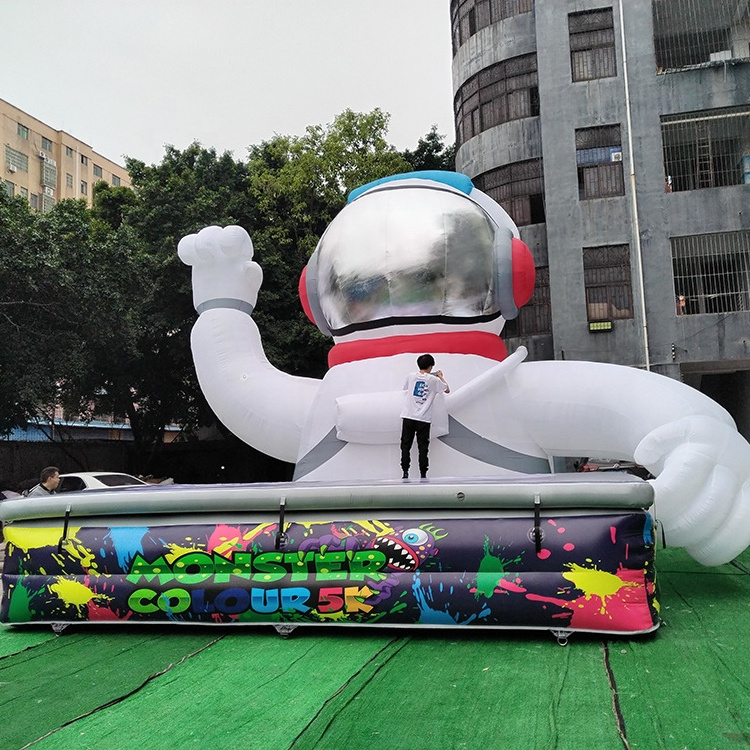 Embrace Inflatable Stage Background Giant Inflatable Astronaut Astronaut Advertising Party Activity Model Stage