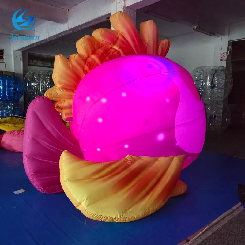 Inflatable Advertising Inflatable Ocean Animal Air Blow Fish Sea Walking Inflatable Light Fish Puppet Costume