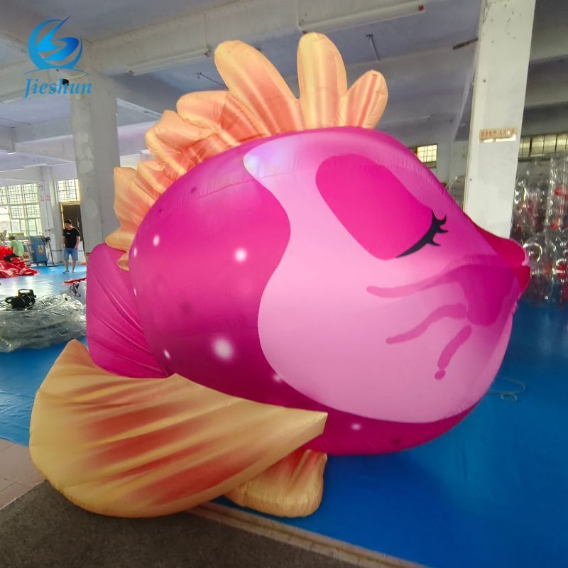 Inflatable Advertising Inflatable Ocean Animal Air Blow Fish Sea Walking Inflatable Light Fish Puppet Costume