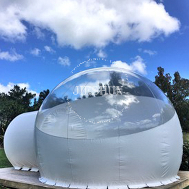 Wholesale PVC outdoor plastic air  transparent camping hotel dome house clear blow up inflatable bubble tent