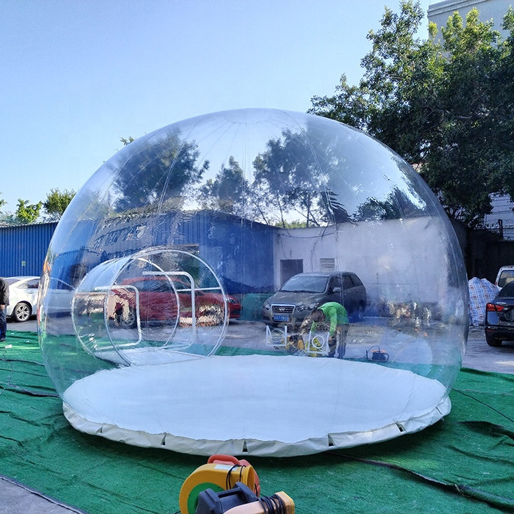 Transparent display ball Christmas transparent bubble ball inflatable snowball outdoor display tent advertising display ball