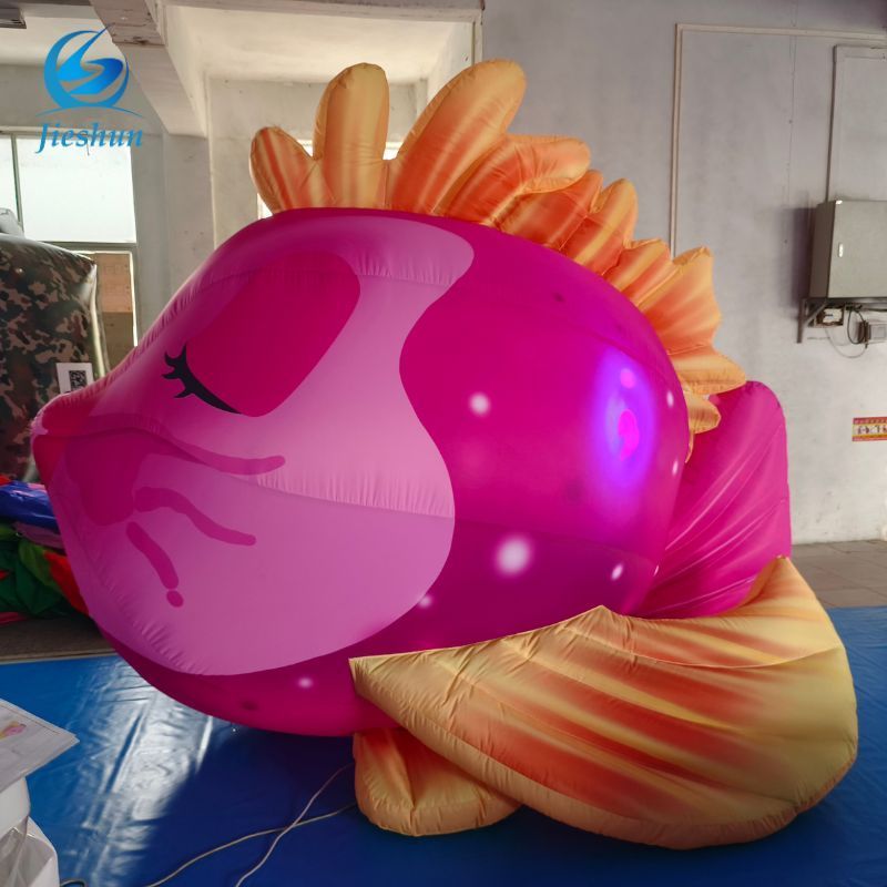 Inflatable Advertising Inflatable Ocean Animal Air Blow Fish Sea Walking Inflatable Light Fish Puppet Costume