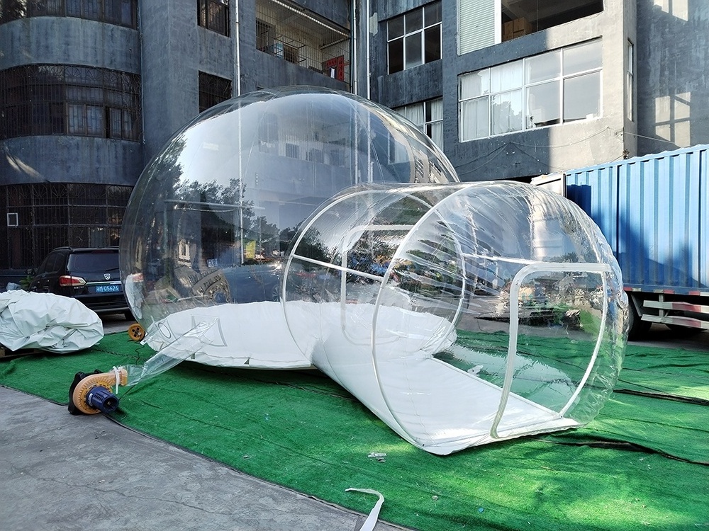 Transparent display ball Christmas transparent bubble ball inflatable snowball outdoor display tent advertising display ball