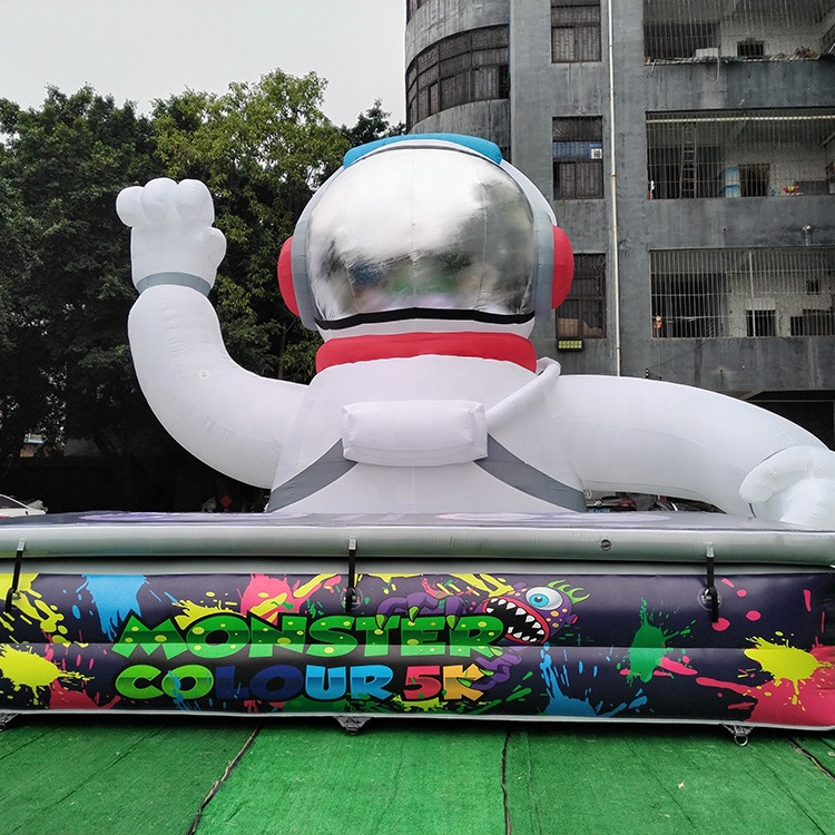 Embrace Inflatable Stage Background Giant Inflatable Astronaut Astronaut Advertising Party Activity Model Stage