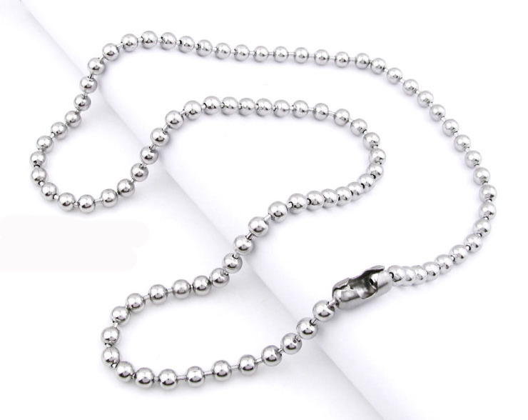 316 Stainless steel ball chain for necklace