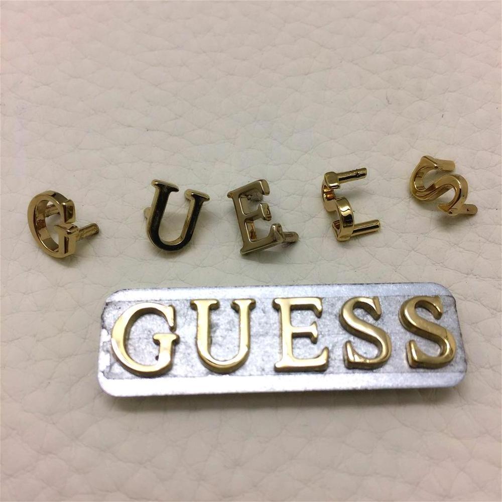 Light gold metal alphebets letters (x 26 pieces), metal hardware, purse and handbag hardware