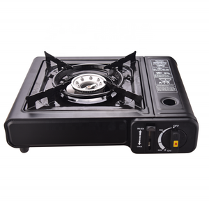 Portable Butane Gas Black Camping Stove Burner Cassette Oven for Outdoor Cooking