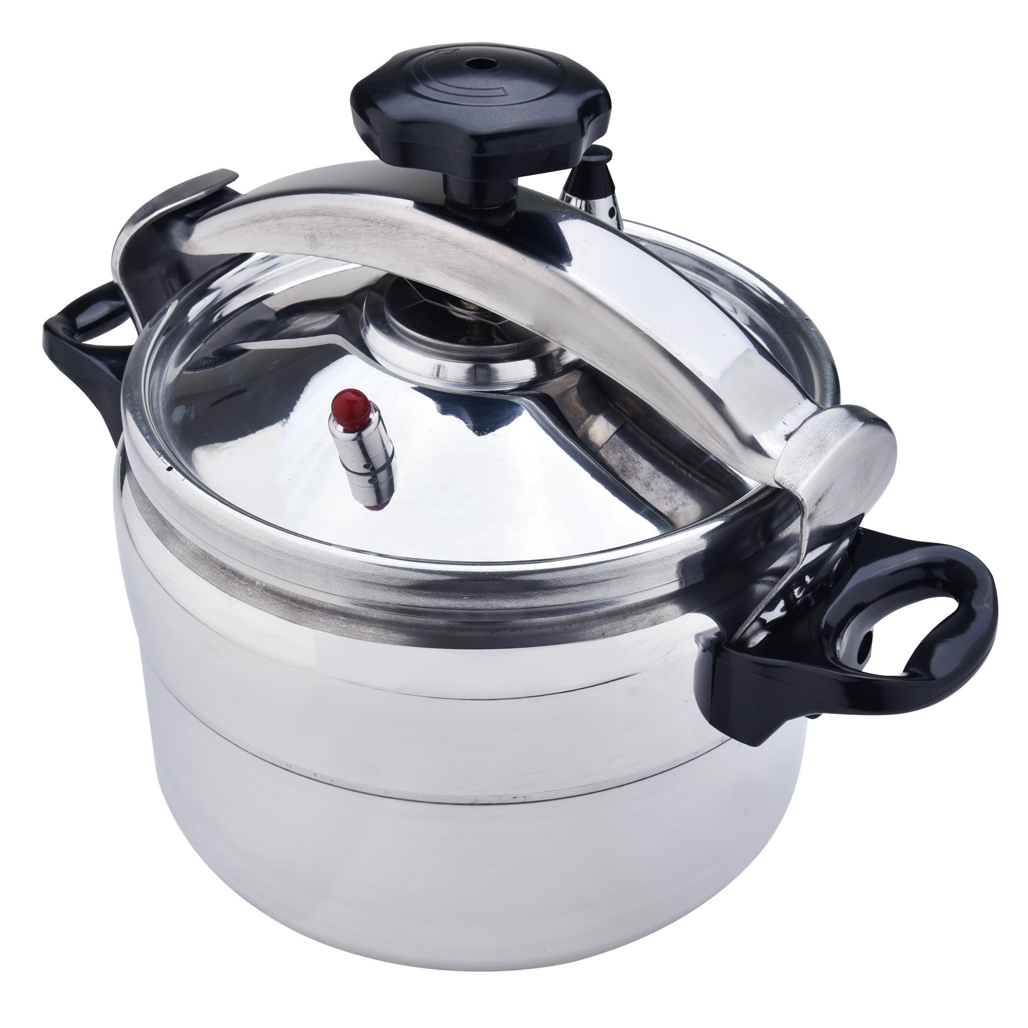 Durable Small 4L Aluminum Alloy Pressure Cooker For Fast Cooking Stovetop Outdoor Camping