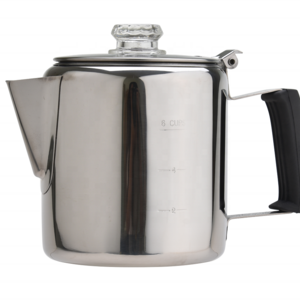 Stainless Steel 6-12 Cups Camping Coffee Pot Coffee Percolator For Campfire Or Stove Top Coffee Making